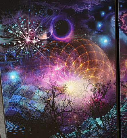 Ascension - Triptych Stretched Canvas Print by Peter Westermann