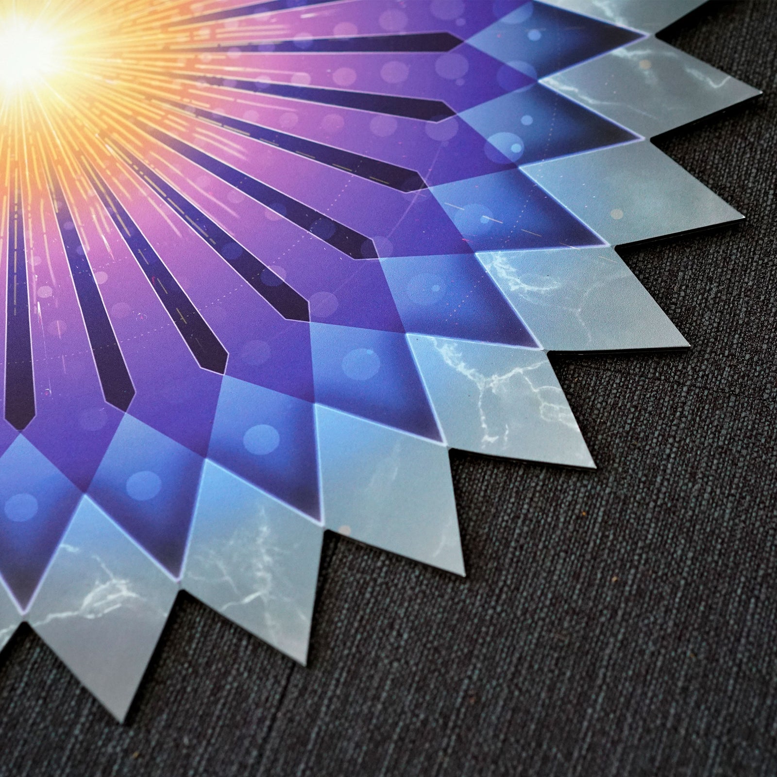 Light Coordinates Aluminum Diecut Print by Peter Westermann