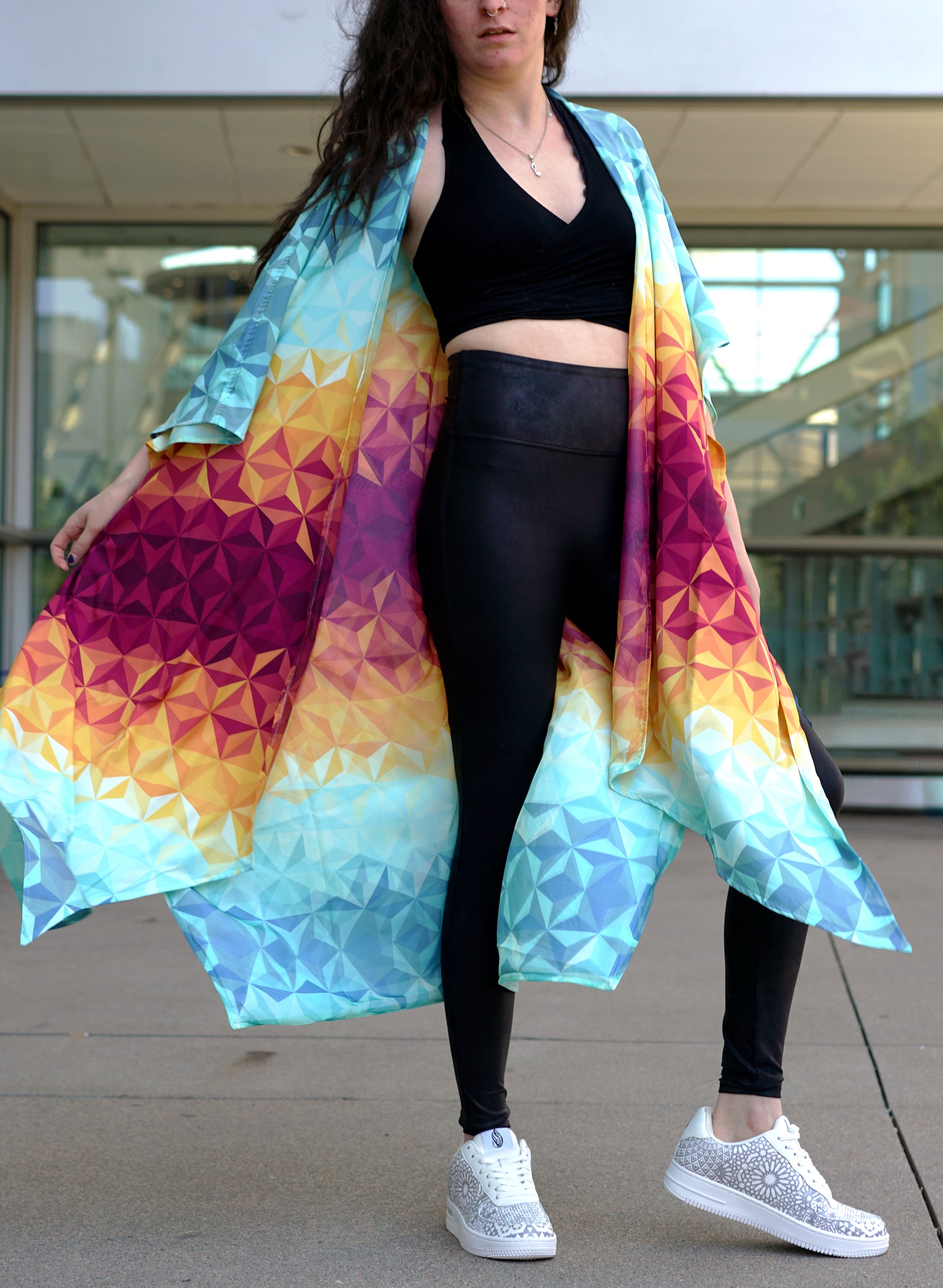 Aurora Long Kimono by Threyda