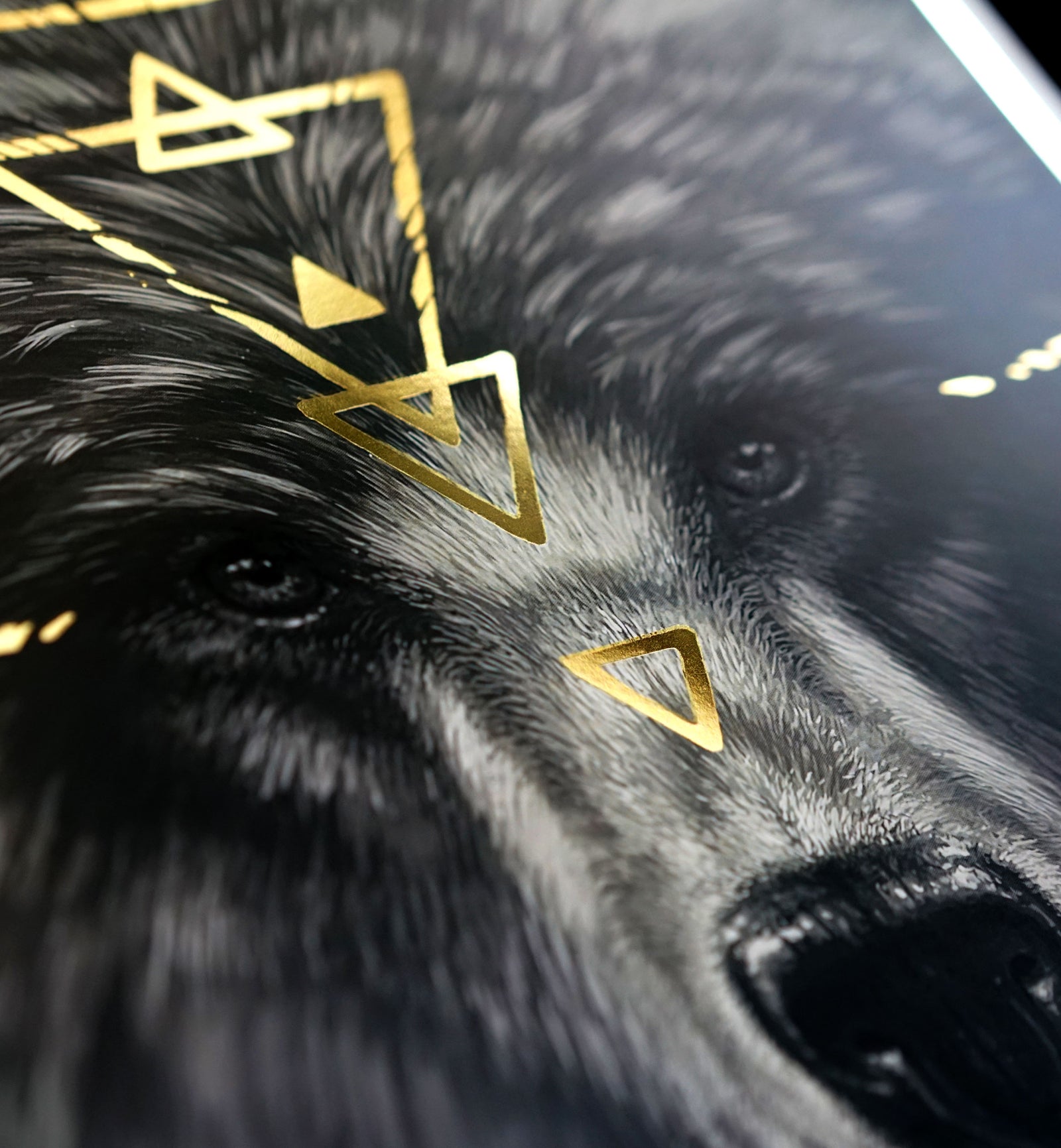 Protection Metallic Gold Print by Autumn Skye