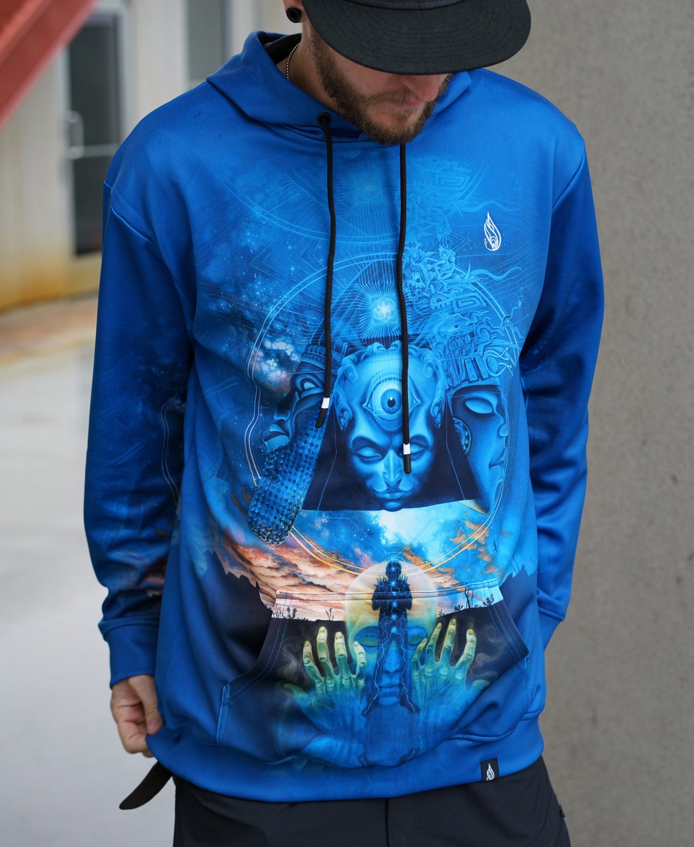 Awakening Pullover Hoodie by Mear One - Threyda Art and Apparel
