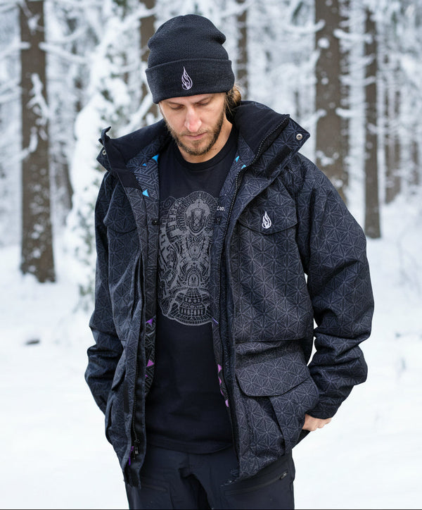 Axis Onyx Jacket by Threyda - Threyda Art and Apparel