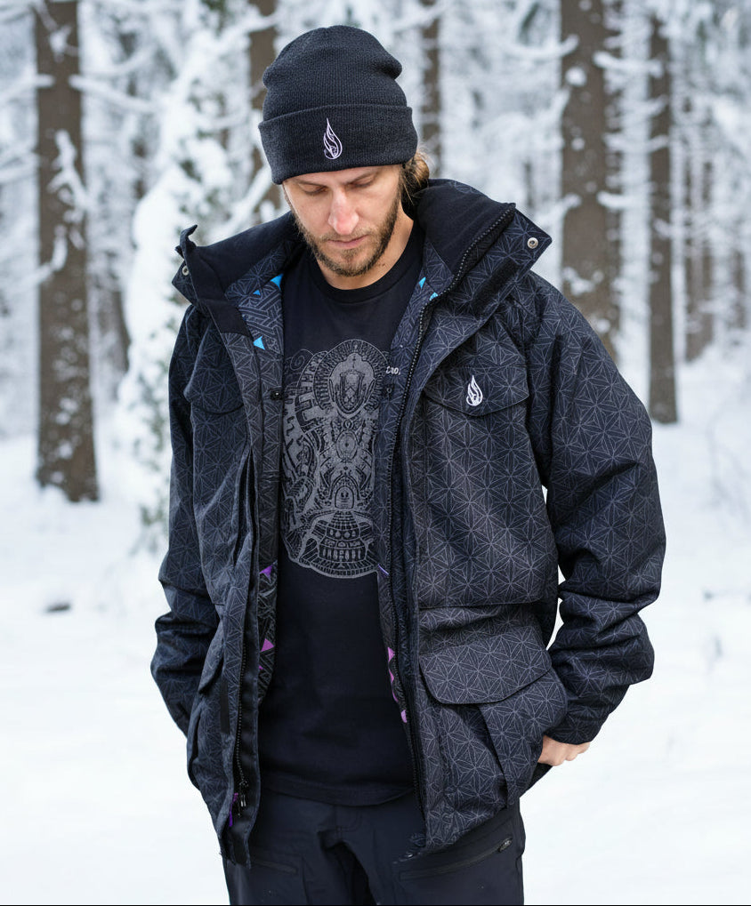 Axis Onyx Jacket Layered Set by Threyda