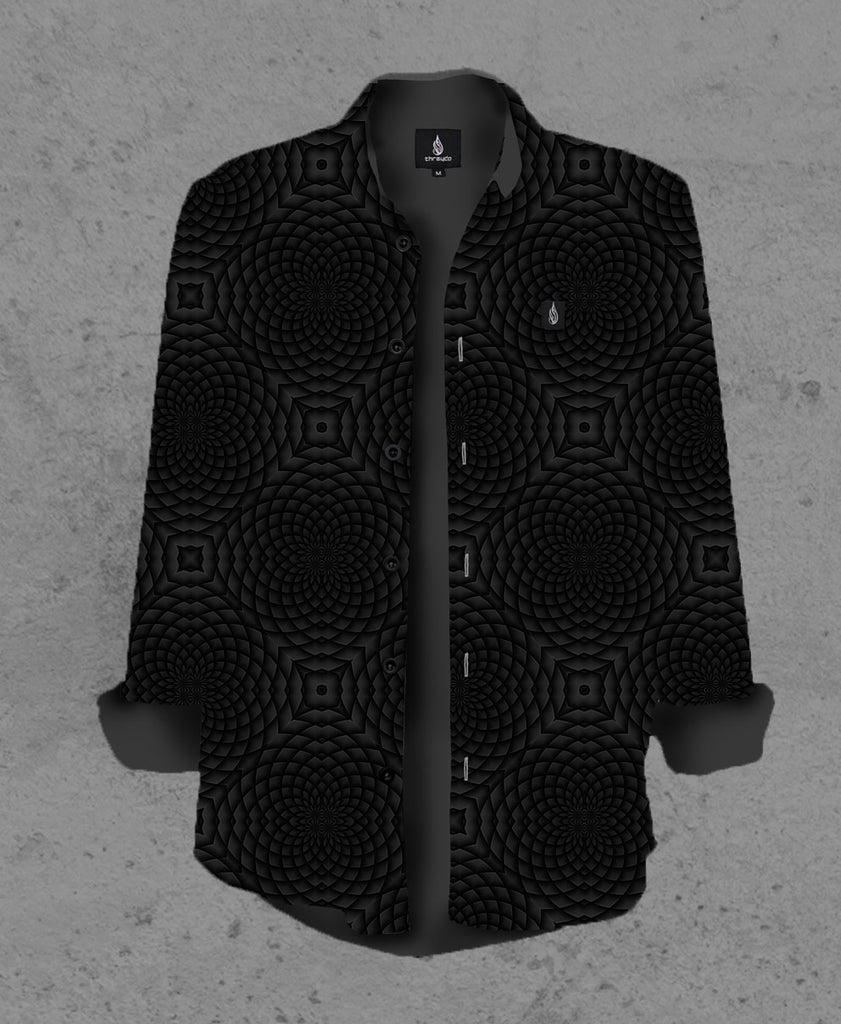 Intereference Button Down Shirt by Threyda - Presale Ships March
