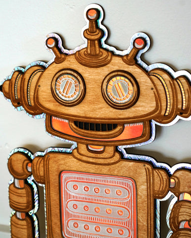 Ott. Baby Robot by Lazer Eye Studios x Chris Dyer