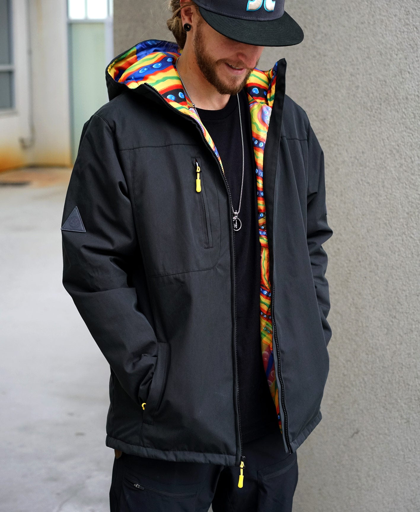 Drunkard's Dream Rock Steady テーラードジャケット Bardo Being Jacket by Alex Grey - Threyda Art and Apparel