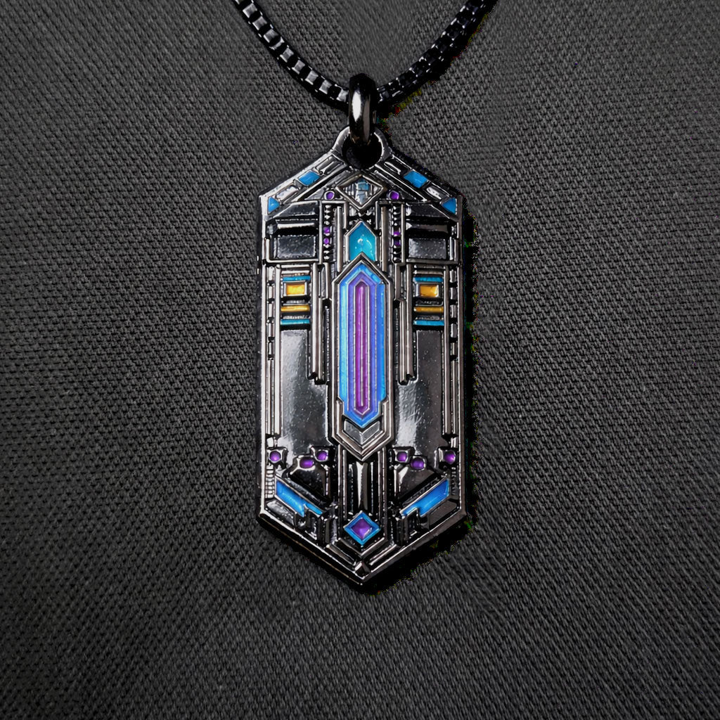 Transporter Gunmetal Pendant by Threyda