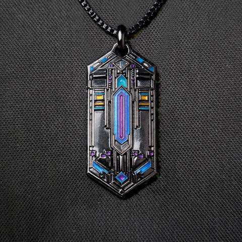 Transporter Gunmetal Pendant by Threyda