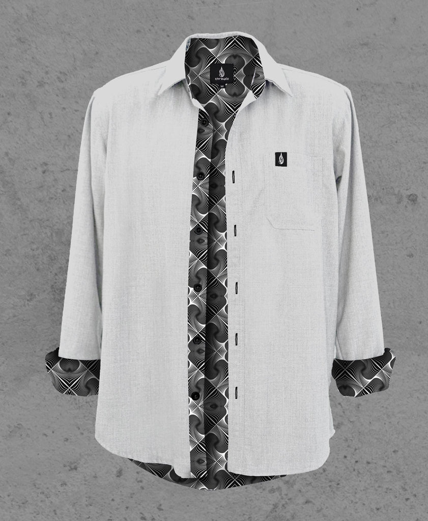 Reinforce Button Lined Down Shirt by Threyda - Presale Ships March