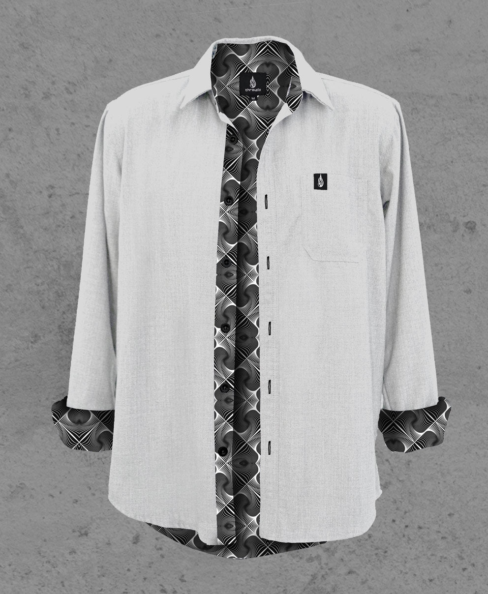 Reinforce Button Lined Down Shirt by Threyda - Presale Ships March