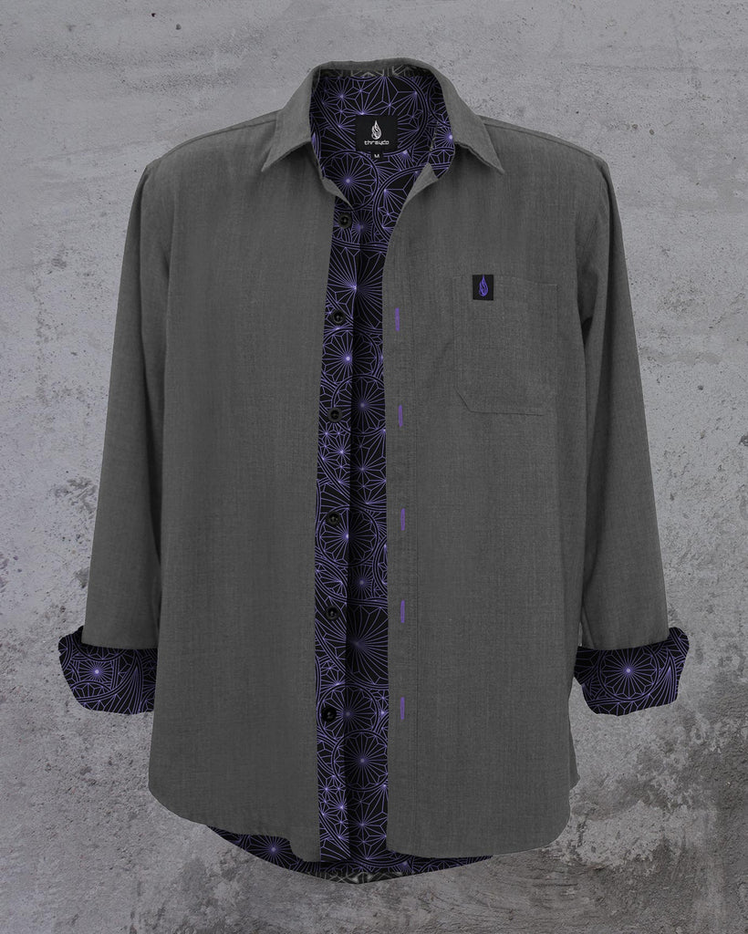 Flourish Lined Button Down Shirt by Threyda - Presale Ships Nov