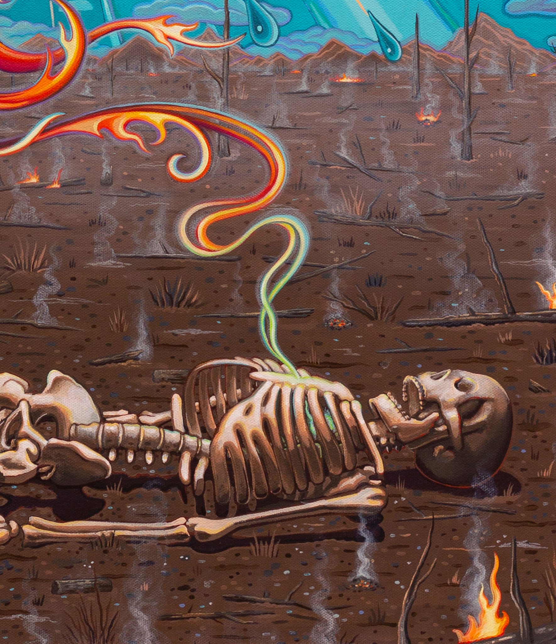 Begin Again Stretched Canvas by John Speaker