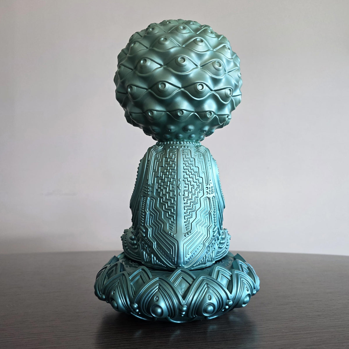 Awakening Buddha Metallic Jade Finish - 48 Hour Auction