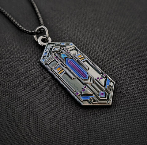 Transporter Gunmetal Pendant by Threyda