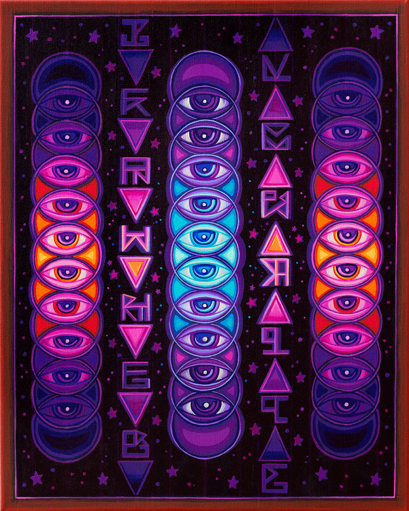 Between Love And Fear Embossed Holo Print by John Speaker