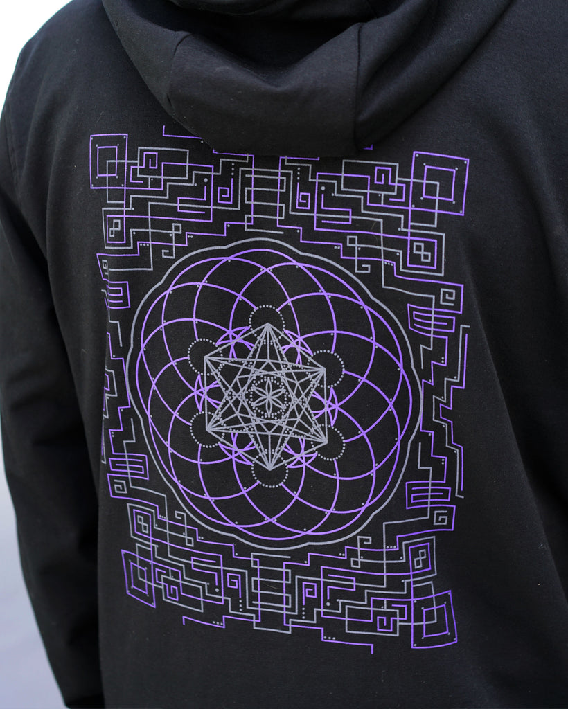 Visions French Terry Pullover Hoodie by Melanie Farris