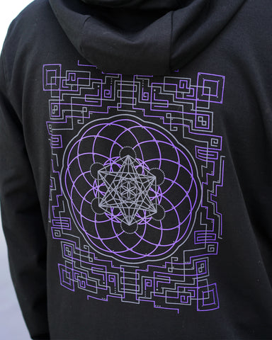 Visions French Terry Pullover Hoodie by Melanie Farris
