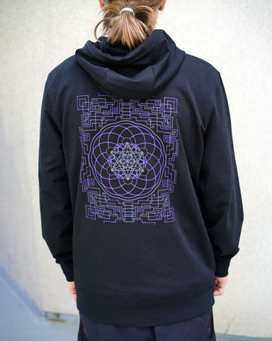 Visions French Terry Pullover Hoodie by Melanie Farris