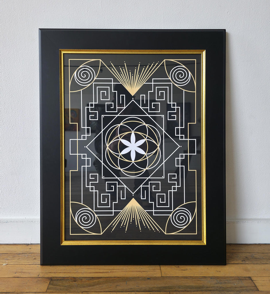 Mind's Eye Framed Matte Print by Melanie Farris