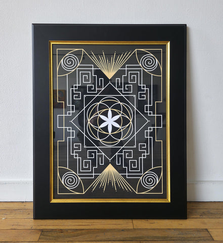 Mind's Eye Framed Matte Print by Melanie Farris