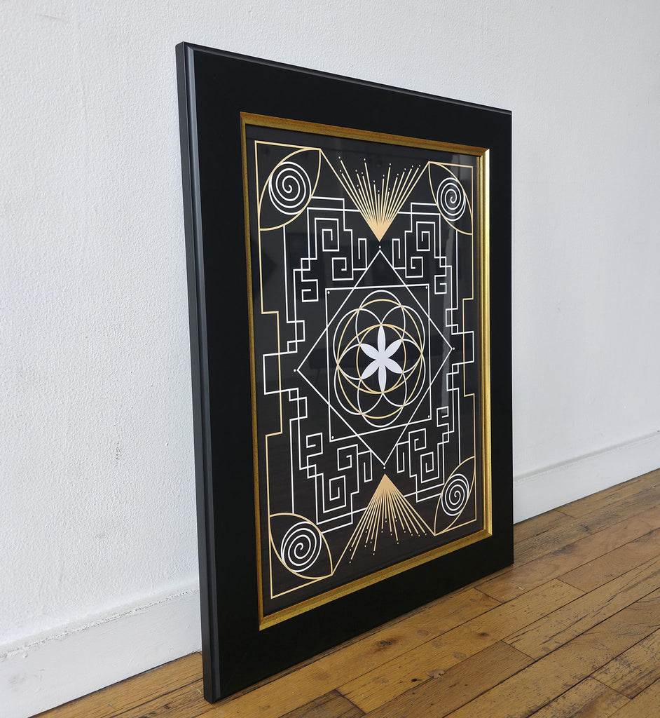 Mind's Eye Framed Matte Print by Melanie Farris