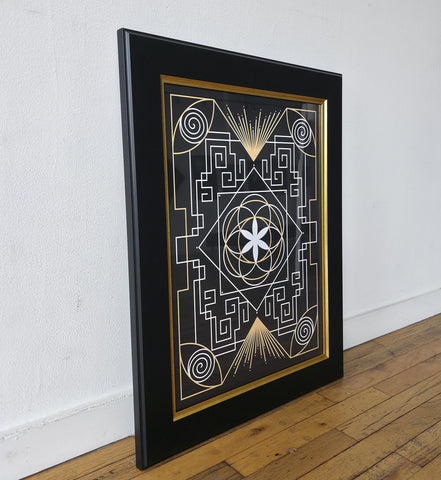 Mind's Eye Framed Matte Print by Melanie Farris