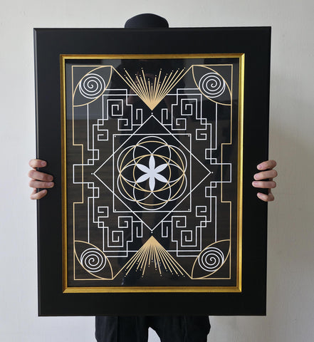 Mind's Eye Framed Matte Print by Melanie Farris