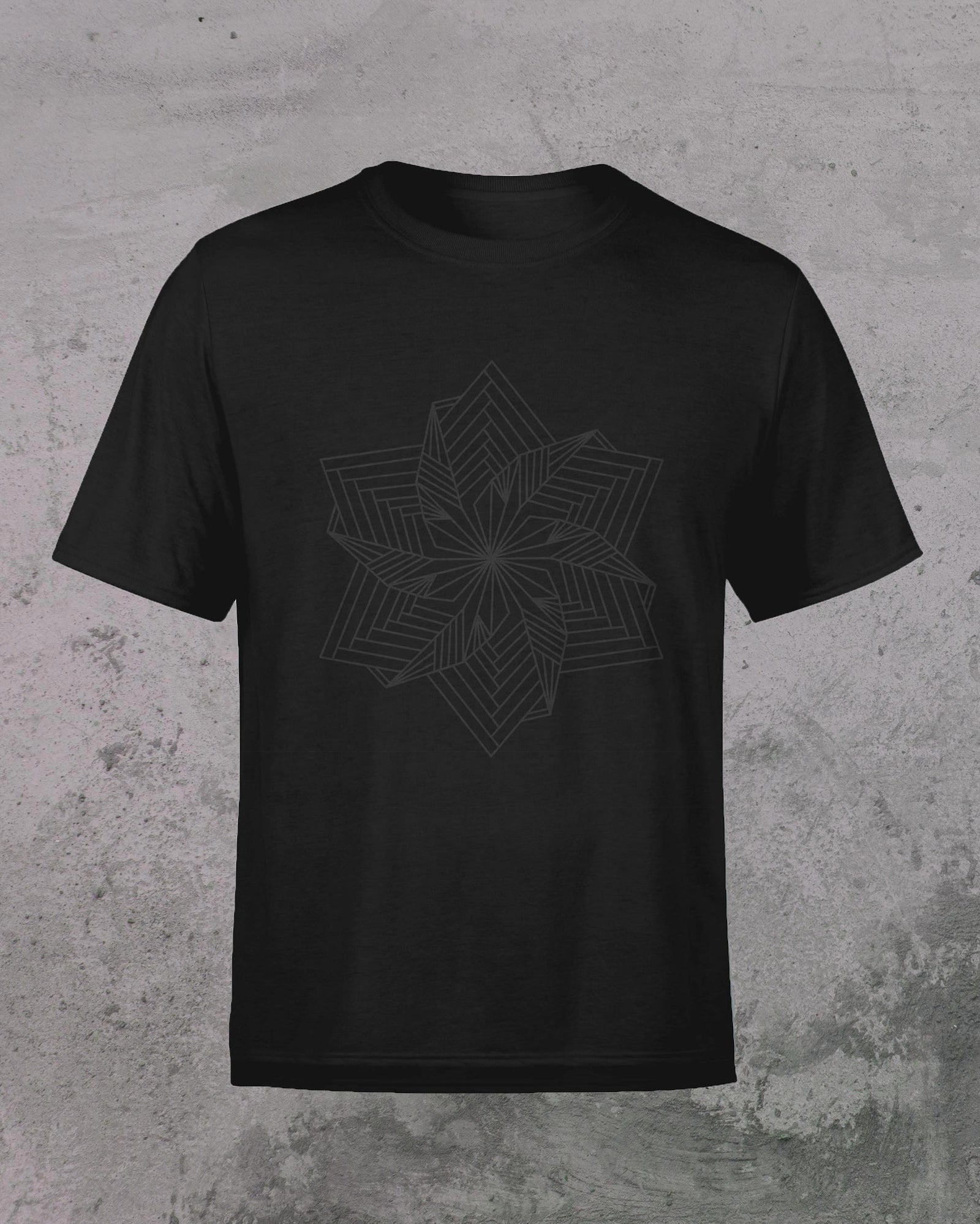 Black Star Screenprint Tee by Threyda- Presale Ships August