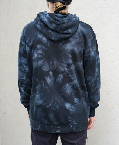 Tetrahedron Mineral Wash Pullover Hoodie by Threyda