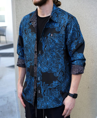 Kairos Lined Button Down Shirt by Threyda