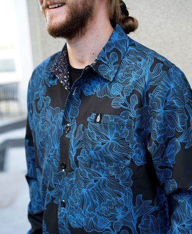 Kairos Lined Button Down Shirt by Threyda
