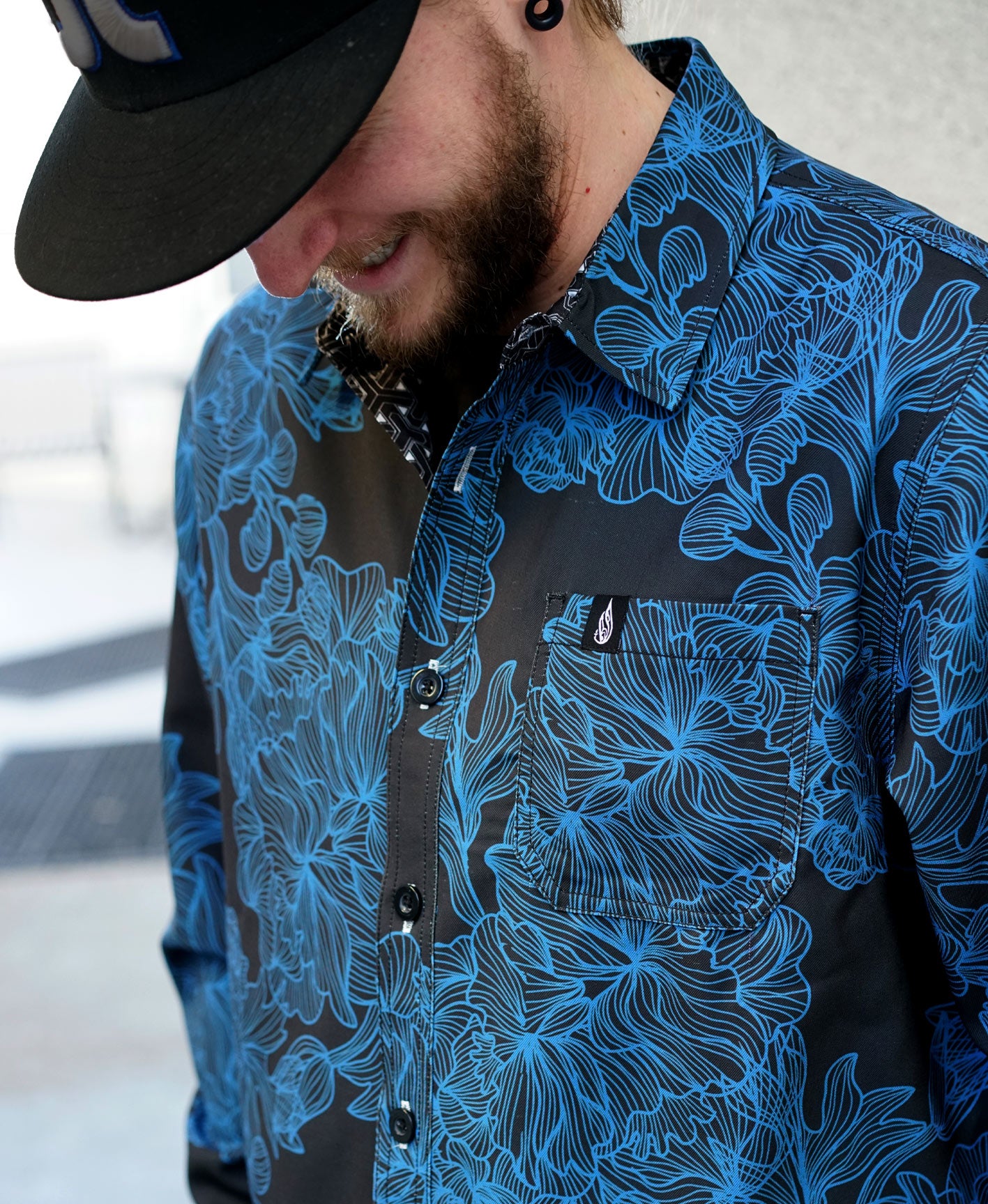 Kairos Lined Button Down Shirt by Threyda