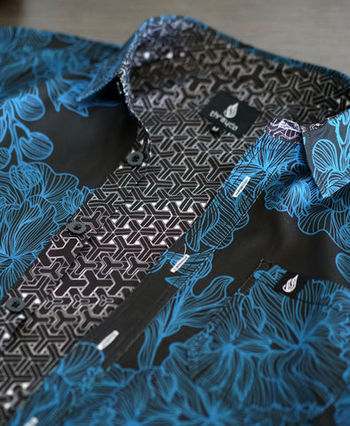 Kairos Lined Button Down Shirt by Threyda