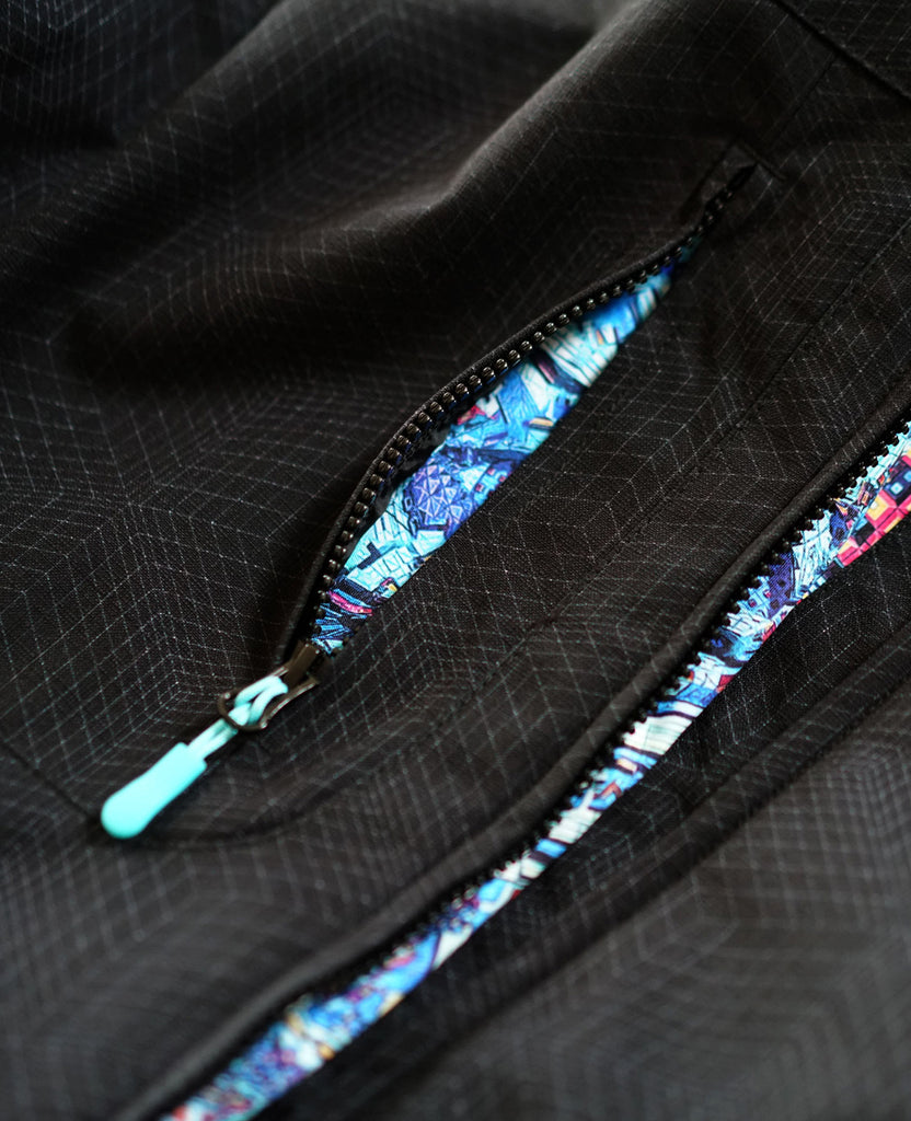 Terra Cuda Obsidian Jacket by Android Jones - Threyda Art