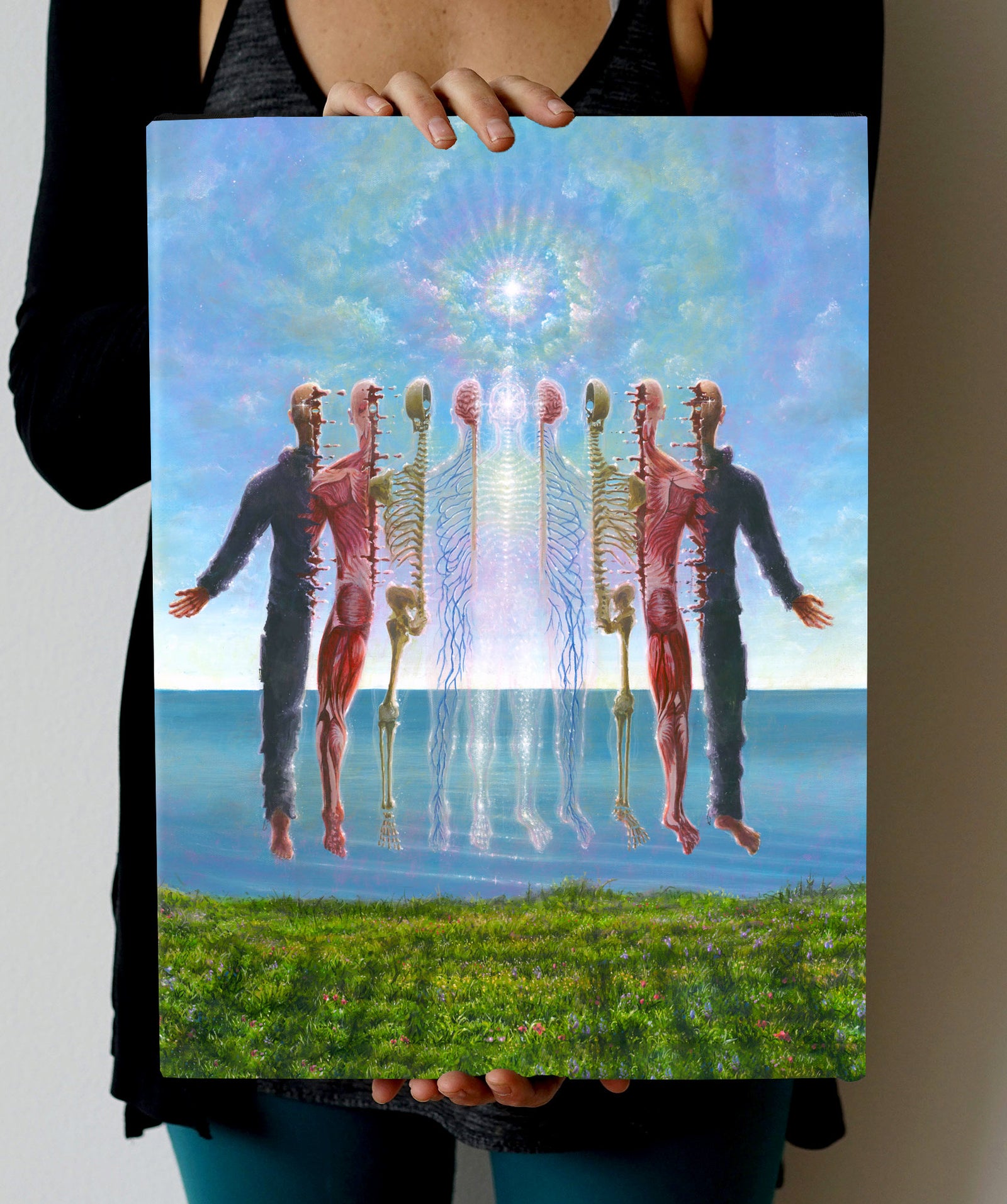 Enlightenment Mini Stretched Canvas by Bradley Snook