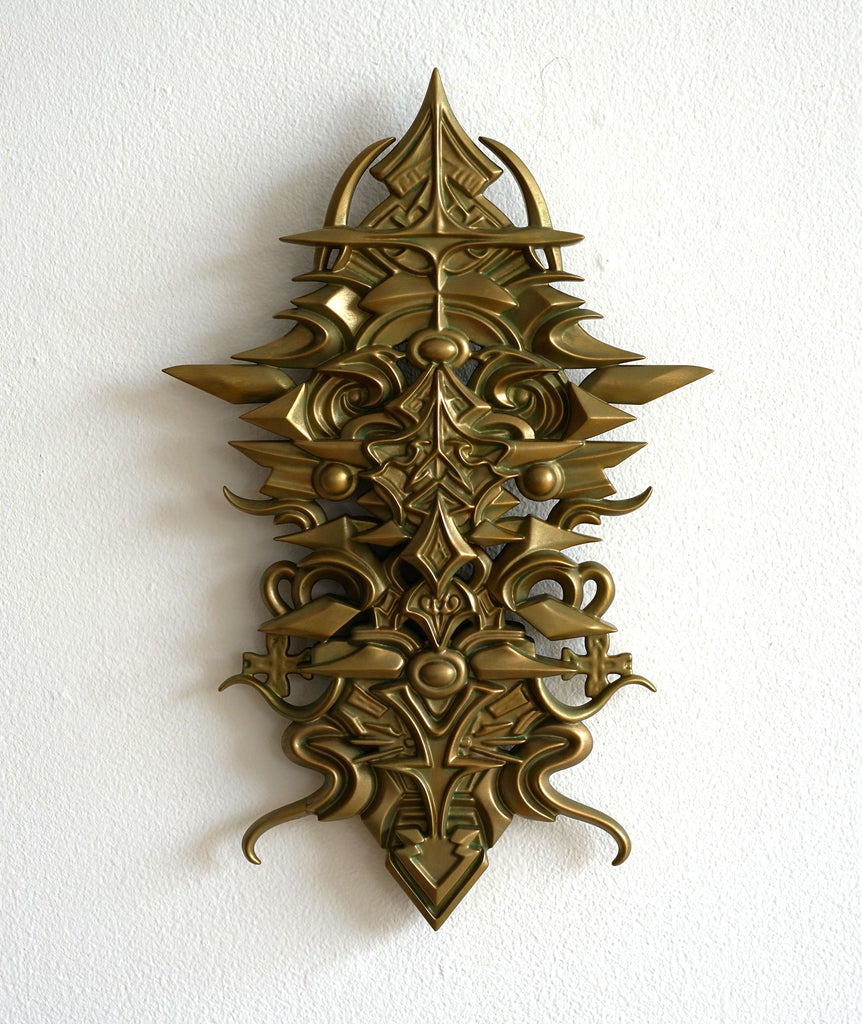 Bronze Totem Artifact Sculpture by Stephen Kruse