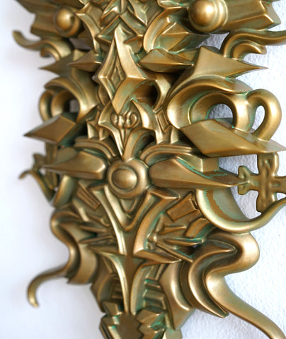 Bronze Totem Artifact Sculpture by Stephen Kruse