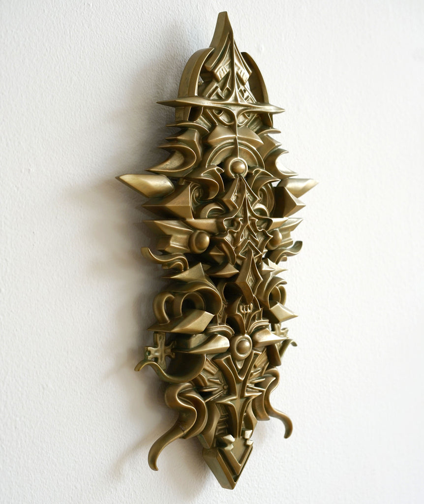 Bronze Totem Artifact Sculpture by Stephen Kruse