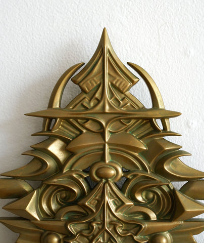 Bronze Totem Artifact Sculpture by Stephen Kruse
