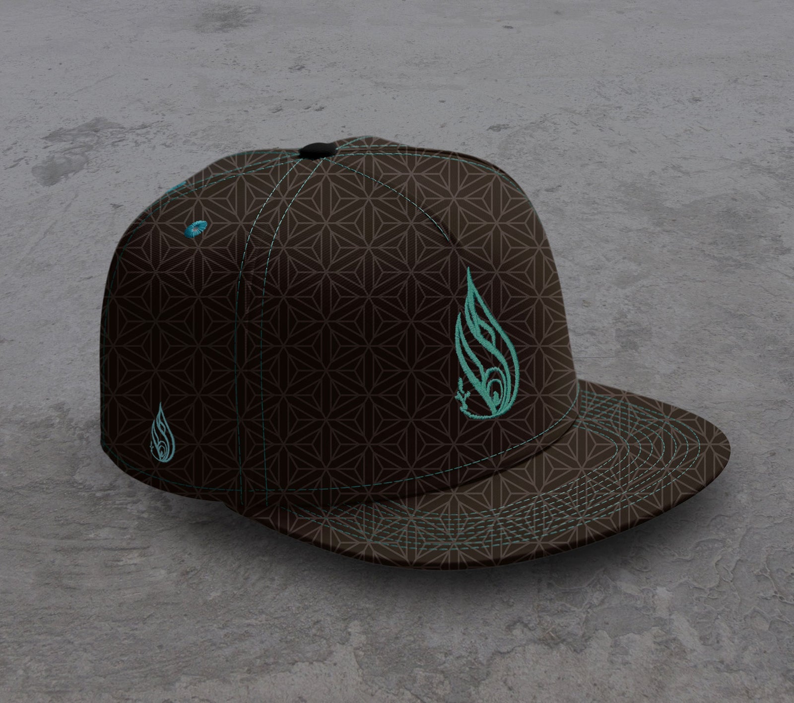 Rift Snapback Hat by Luke Brown