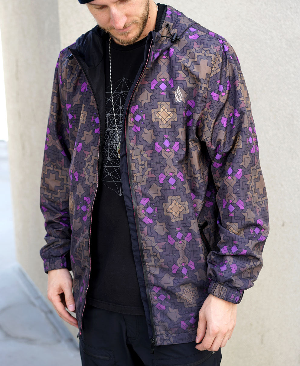 Fractalis Windbreaker Jacket by Threyda