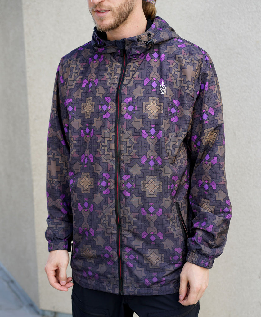 Fractalis Windbreaker Jacket by Threyda