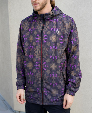 Fractalis Windbreaker Jacket by Threyda