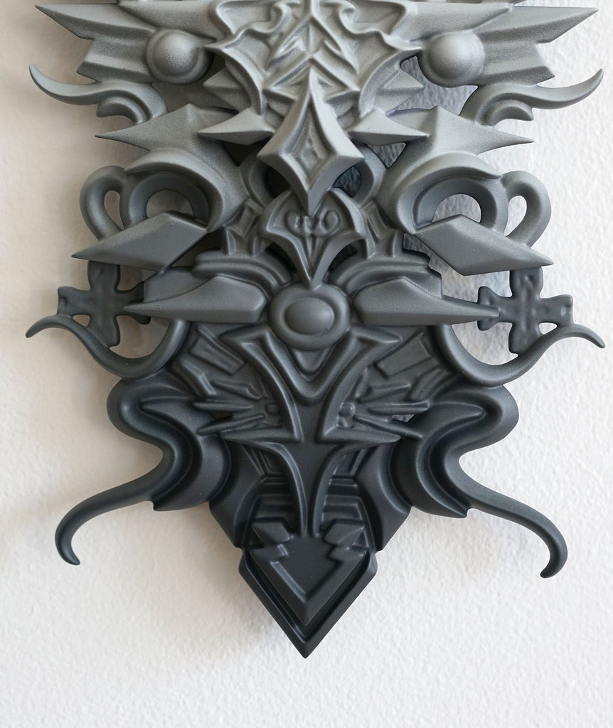 Monochrome Totem Artifact Sculpture by Stephen Kruse
