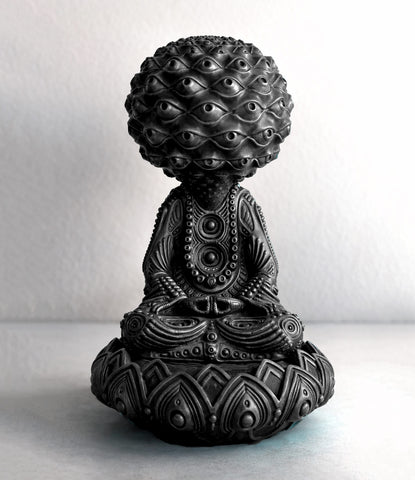 Awakening Buddha Sculpture - Onyx Collector's Edition