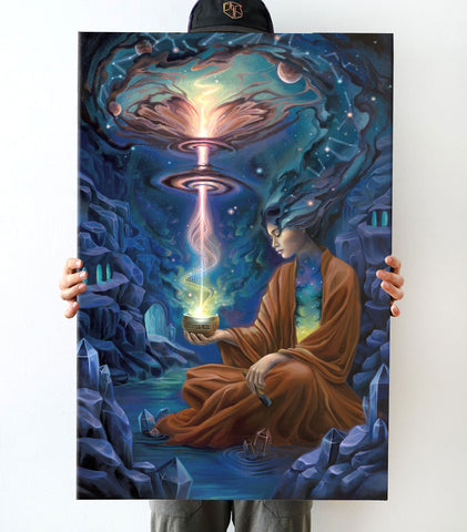 Primordial Sound Print by Shannon Miguela