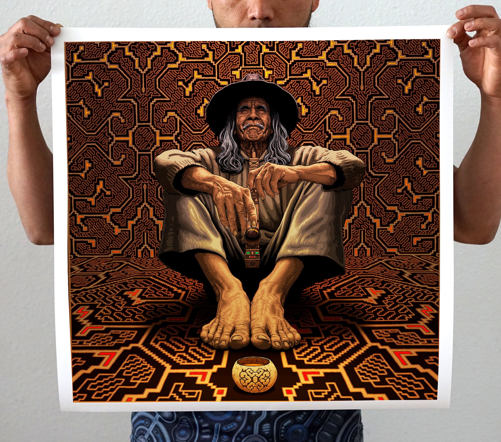 Chamán Print by Nico Rosenfeld