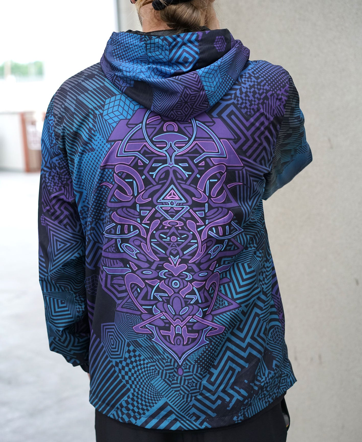 Chromatrix Windbreaker Jacket by Stephen Kruse x Corey Divine