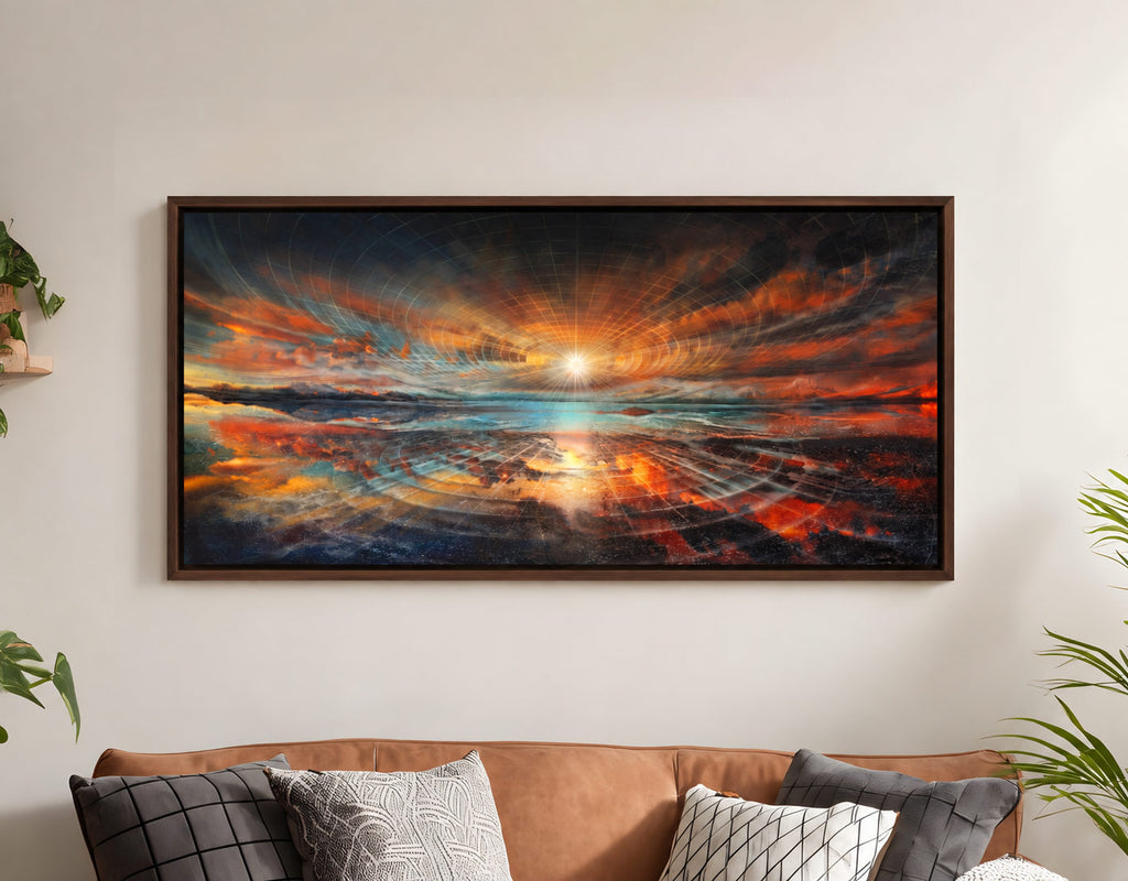 Visual Mathematics Stretched Canvas by Peter Westermann