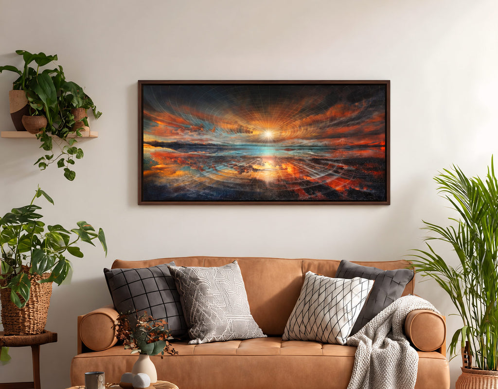 Visual Mathematics Stretched Canvas by Peter Westermann